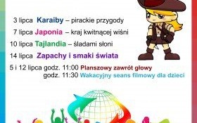 Zapraszamy na wakacje z biblioteką