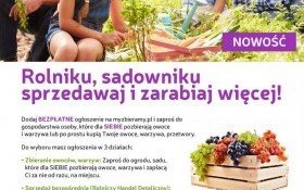 Rolniku, sadowniku, sprzedawaj i zarabiaj więcej!
