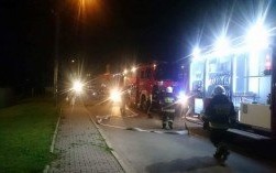 Pożar piwnicy w Kętach