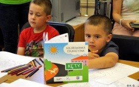 Pokoloruj Kęty: Promocja kęckiej kolorowanki edukacyjnej