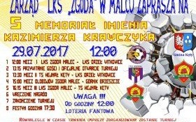 W najbliższą sobotę 5. MEMORIAŁ IMIENIA KAZIMIERZA KRAWCZYKA w Malcu. Zapraszamy!