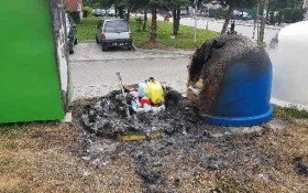Szukamy podpalacza pojemników na odpady!