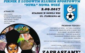Piknik z Ludowym Klubem Sportowym "NIWA" Nowa Wieś - zaproszenie