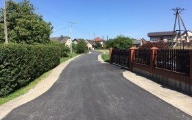 Ulica Cisowa w Łękach już gotowa