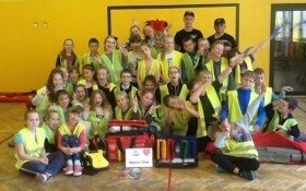 Strażacy z wizytą w nowowiejskiej szkole