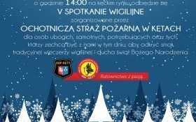 Wigilia dla potrzebujących na kęckim Rynku