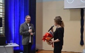 Dr Tomasz Majkowski gościem Liceum im. Stanisława Wyspiańskiego w Kętach