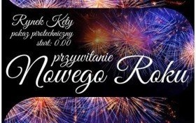 Powitanie Nowego Roku na kęckim Rynku