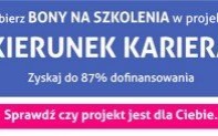 Szkolenia za bony w Małopolsce. Zyskaj do 87% dofinansowania