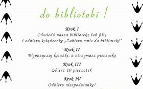 "Żabierz" mnie do biblioteki