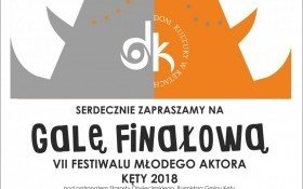 Zaproszenie na galę finałową VII edycji Festiwalu Młodego Aktora i wyniki eliminacji