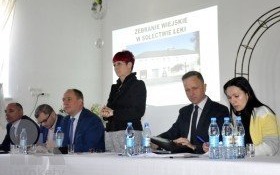 Zebranie Wiejskie w Łękach - relacja