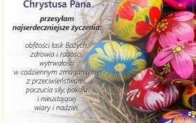 Życzenia wielkanocne od Komendanta Gminnego ZOSP RP w Kętach