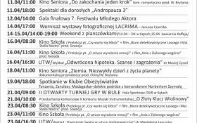 Harmonogram atrakcji Domu Kultury na kwiecień 2018