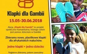 Małe Harpagany włączają się do akcji "Klapki dla Gambii"