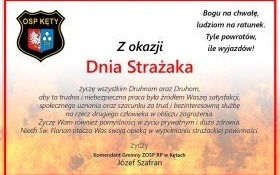 Życzenia z okazji Dnia Strażaka