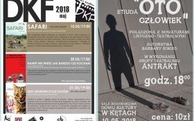 Dom Kultury w Kętach zaprasza - Dyskusyjny Klub Filmowy i Etiuda Oto Człowiek