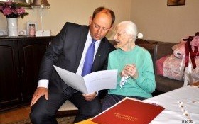 Piękne urodziny Pani Franciszki Malik