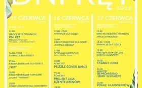 Harmonogram Dni Kęt - 15-17 czerwca 2018
