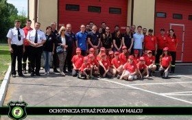 Delegacja z Dachau w OSP Malec