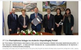 Nasza Niepodległa pisze o pamiątkowej księdze na 100-lecie niepodległości