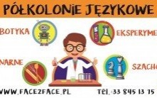 Półkolonie językowe z Face2Face - ostatnie wolne miejsca! [OGŁOSZENIE PŁATNE]