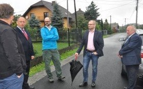 Ulica Dębowa w Witkowicach już po odbiorze