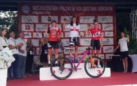 Srebrny medal w Mistrzostwach Polski w kolarstwie górskim