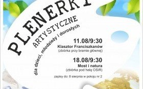 Plenerki artystyczne dla dzieci, młodzieży i dorosłych