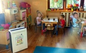 Oczyszczacz powietrza dla dzieci z przedszkola na Podlesiu