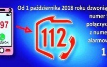 Od 1 października dzwoniąc na nr 997 połączymy się z 112
