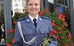 Aspirant Anna Bibrzycka z kęckiej Policji laureatką wysokiego miejsca w wojewódzkim konkursie