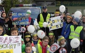 Kampania społeczna w Witkowicach "No promil, No problem” i „Odblaskowa szkoła"