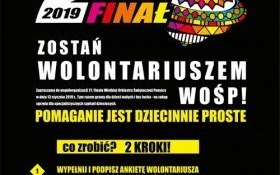 27 Finał WOŚP - zostań wolontariuszem!