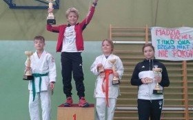 Zawodnicy KS Judo Hejnał Kęty na Turnieju Judo w Pisarzowicach