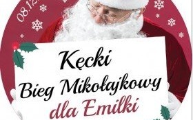 Kęcki bieg mikołajkowy dla Emilki w ramach akcji POMAGANIE PRZEZ BIEGANIE