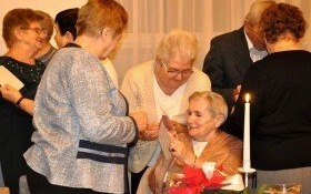 Spotkanie wigilijne w Klubie Seniora „Pod Złotym Dębem” w Witkowicach