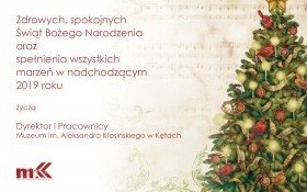 Bożonarodzeniowe życzenia od Muzeum im. A. Kłosińskiego w Kętach