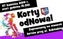 Korty odNOWA: Wielkie otwarcie już 27 kwietnia!