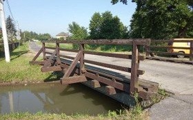 Zamknięcie mostu na ul. Kańczuga w Bielanach