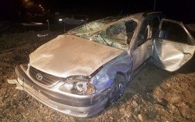 Zasnął za kierownicą