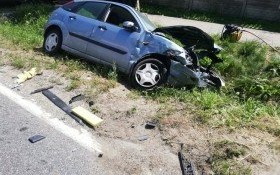 DK 52 w Bulowicach zamknięta z powodu wypadku