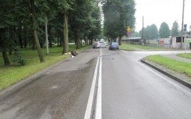 Wypadek na skrzyżowaniu Sobieskiego z Młodzieży Polskiej