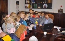 Uczniowie z Malca z wizytą w urzędzie