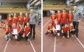Zespoły dziewcząt i chłopców z SP 2 Kęty medalistami Małopolskich Wielobojów Lekkoatletycznych