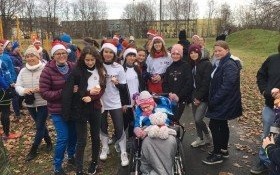 „Trójeczka” w Biegu Mikołajkowym dla Emilki