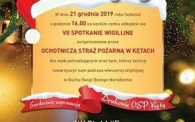 VII SPOTKANIE WIGILIJNE dla potrzebujących na kęckim Rynku - zaproszenie!