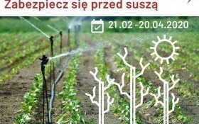ARiMR: Zabezpiecz gospodarstwo przed suszą, złóż wniosek o dotację