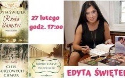 Edyta Świętek w bibliotece - zapraszamy na spotkanie autorskie