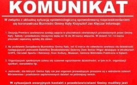 Komunikat Burmistrza Gminy Kęty